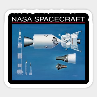 NASA Spacecraft Comparison Sticker